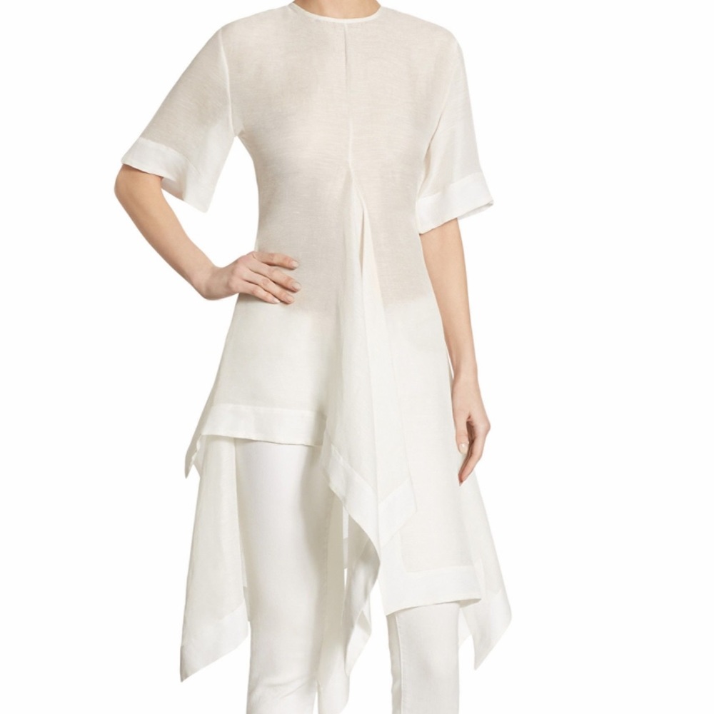 Solace London $565 NWT Linen/Silk Evan Top 8